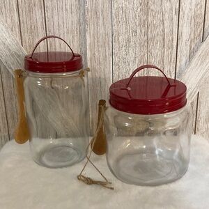 Target BP 2022 Glass Jars with Lids and Spoons